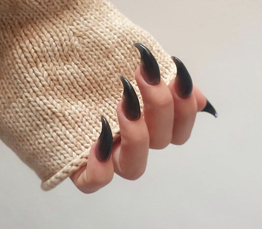 Black Werewolves clows, Werewolf Nails, Claw press on nails