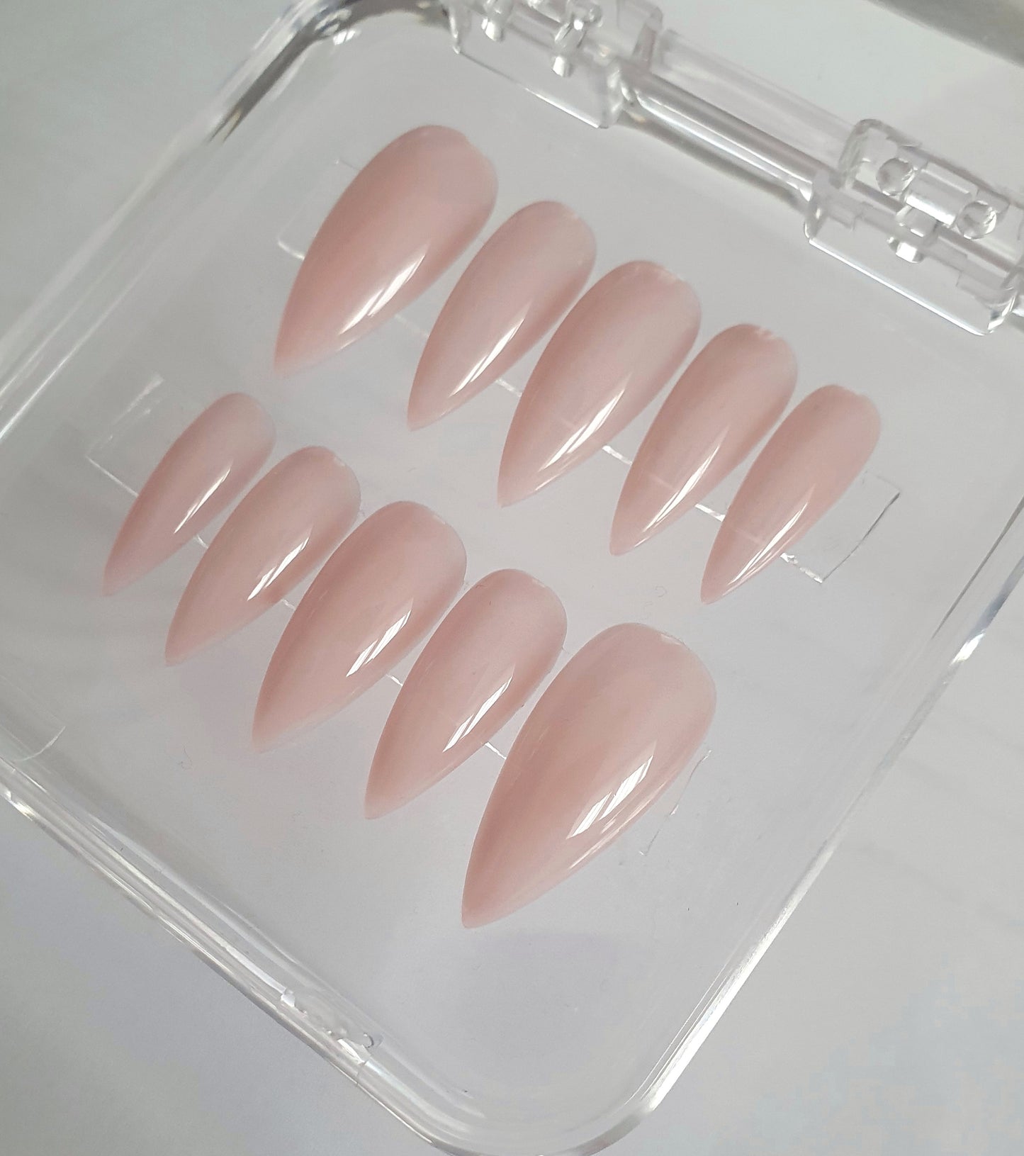 Jelly Rose Quartz Press on Nails