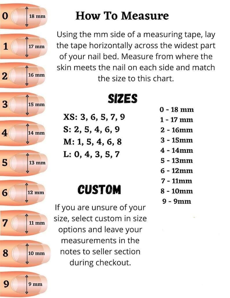 Red Short Claw Press on nails