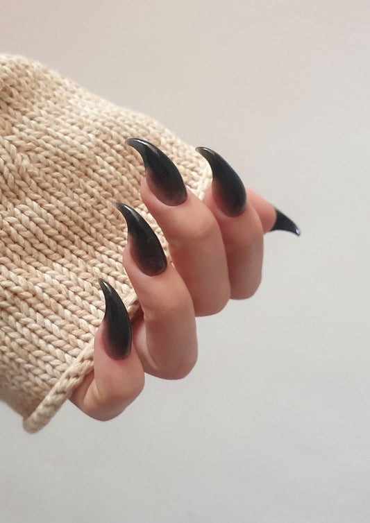 Black Werewolves clows, Werewolf Nails, Claw press on nails