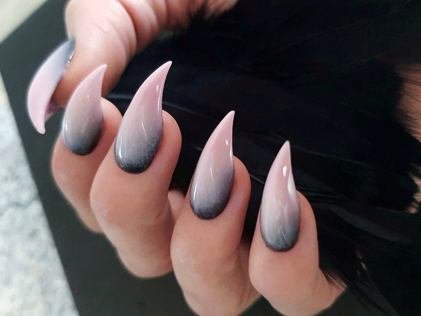 Medium Length Claw Nails