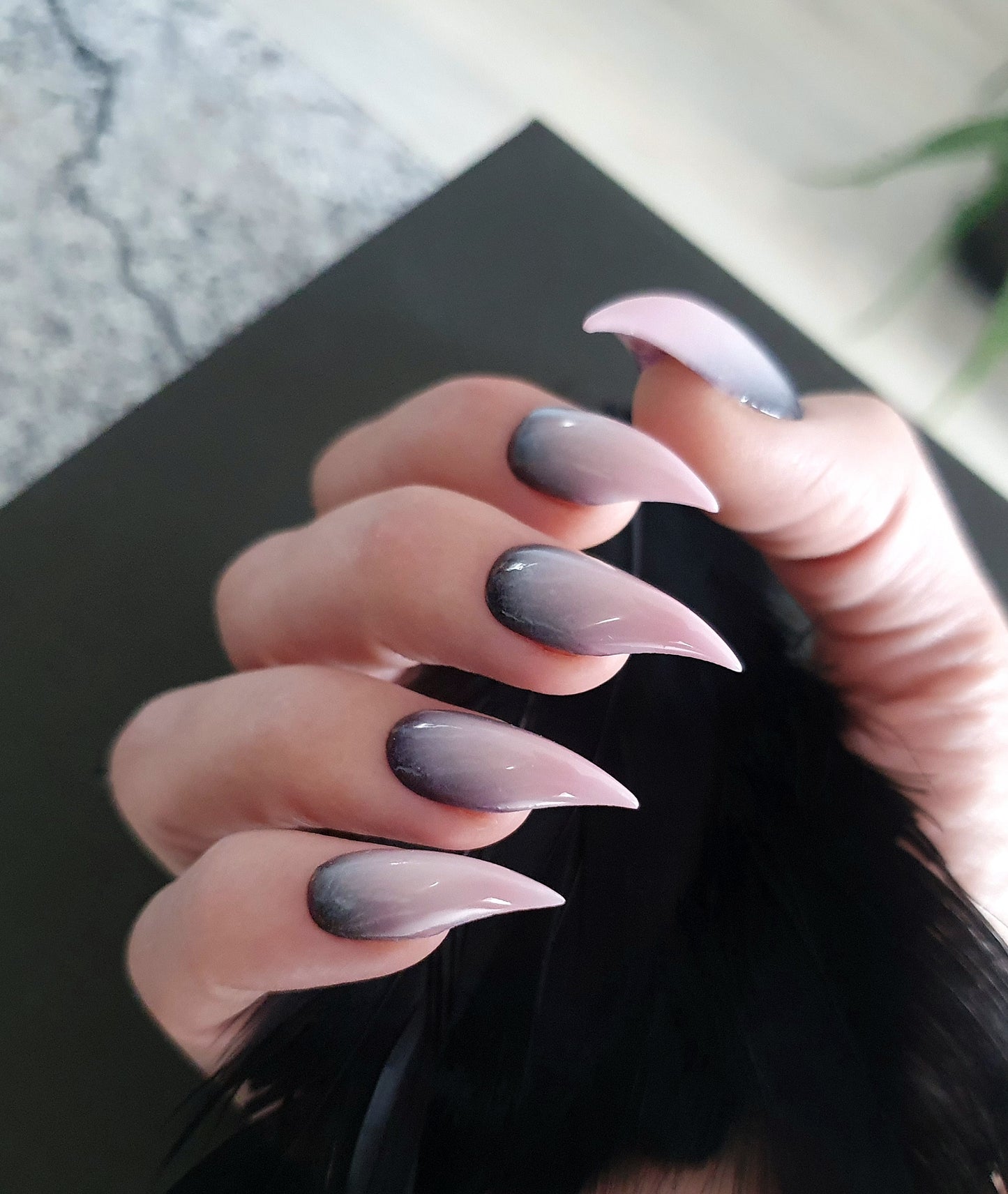 Medium Length Claw Nails