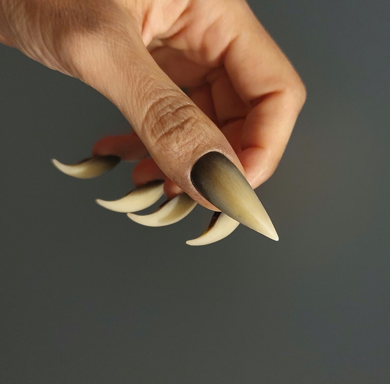 Reusable Monster Claw Nails: Teen Wolf Cosplay