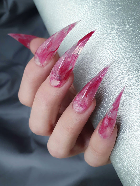 Extra Long Amorphous Witch Claws Press on Nail