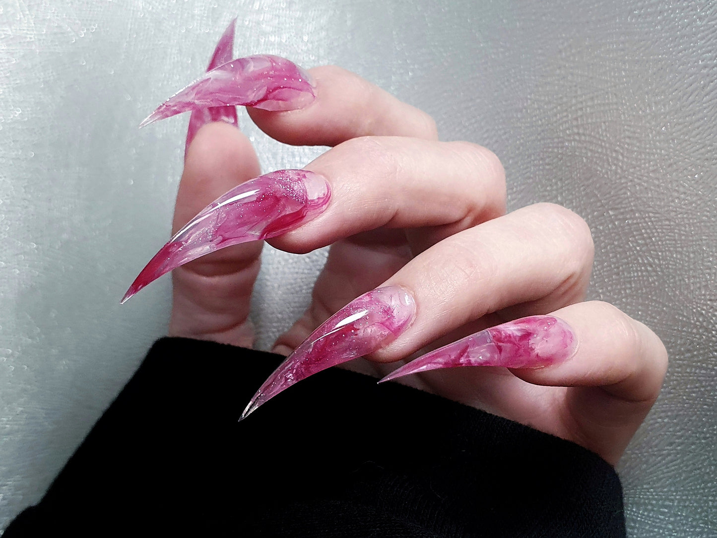 Extra Long Amorphous Witch Claws Press on Nail