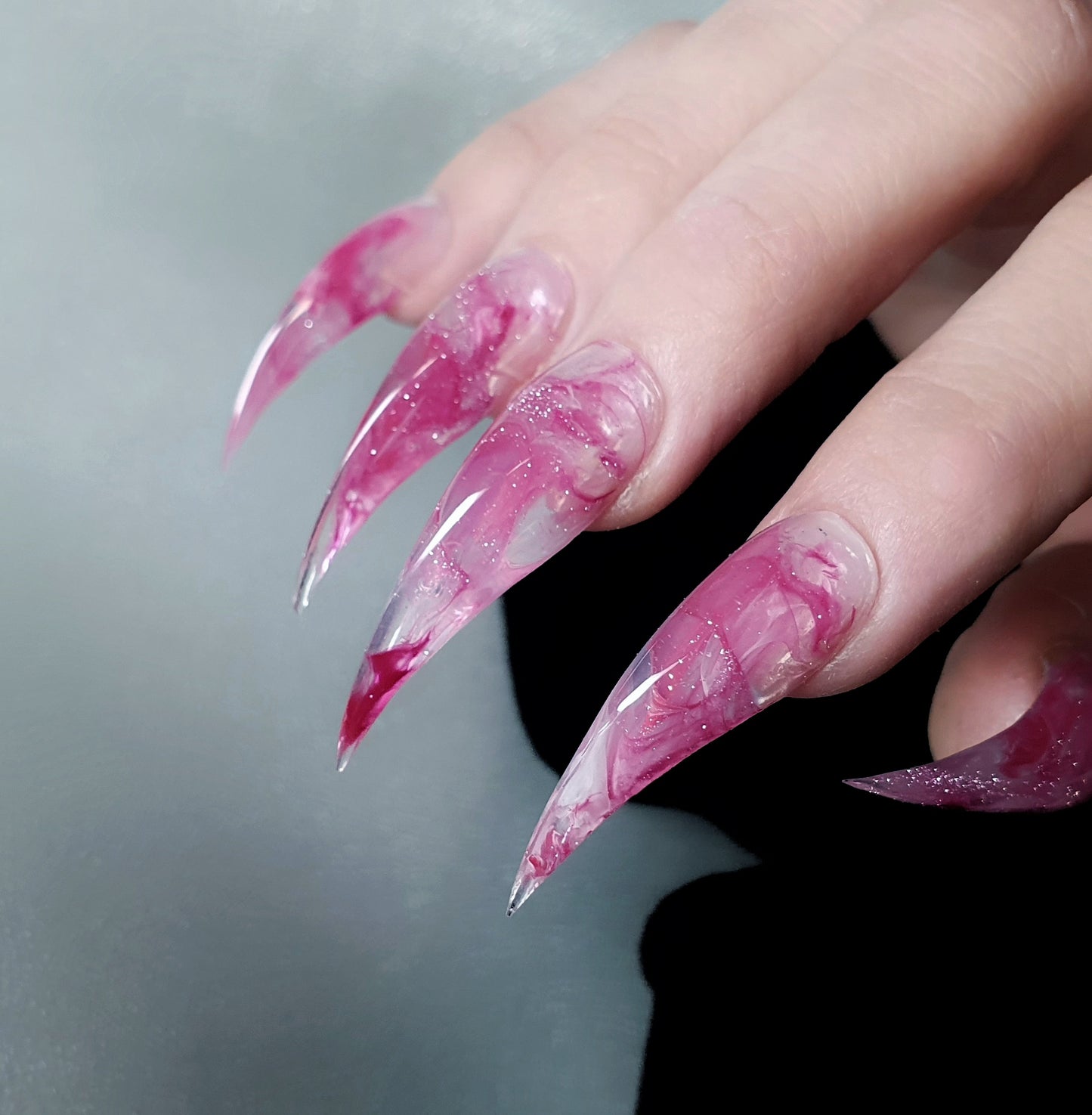 Extra Long Amorphous Witch Claws Press on Nail