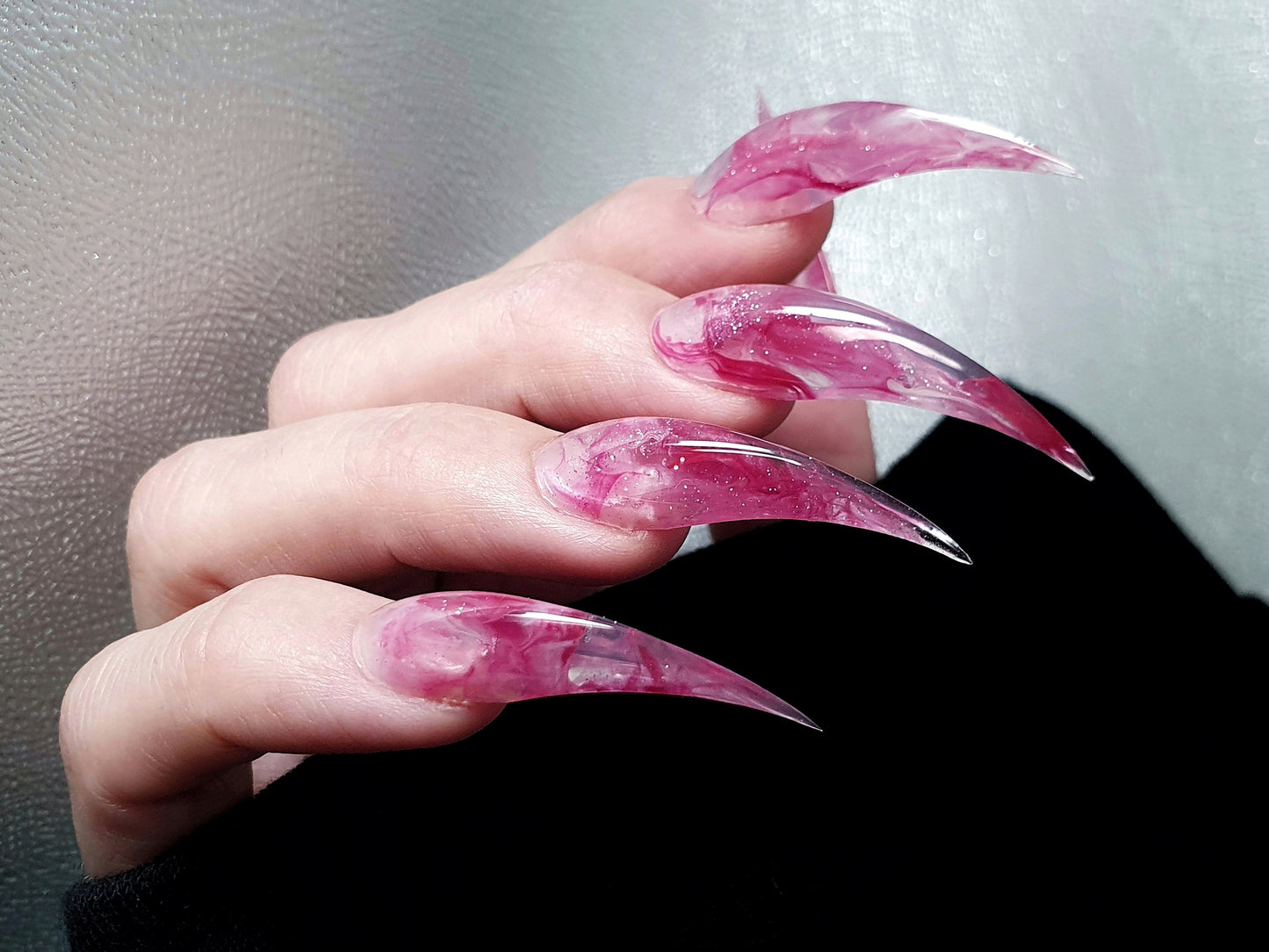 Extra Long Amorphous Witch Claws Press on Nail