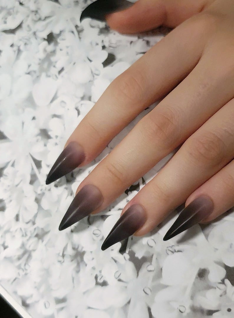 Black Cat Claw Press ons