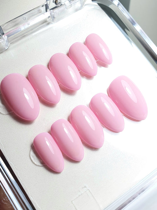 Rose Pink Press on Nails