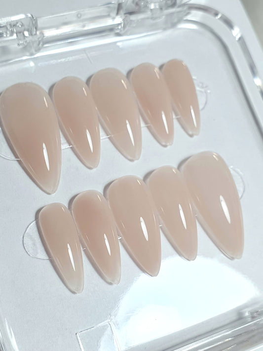 Pinky Nude Sheer Press on Nails