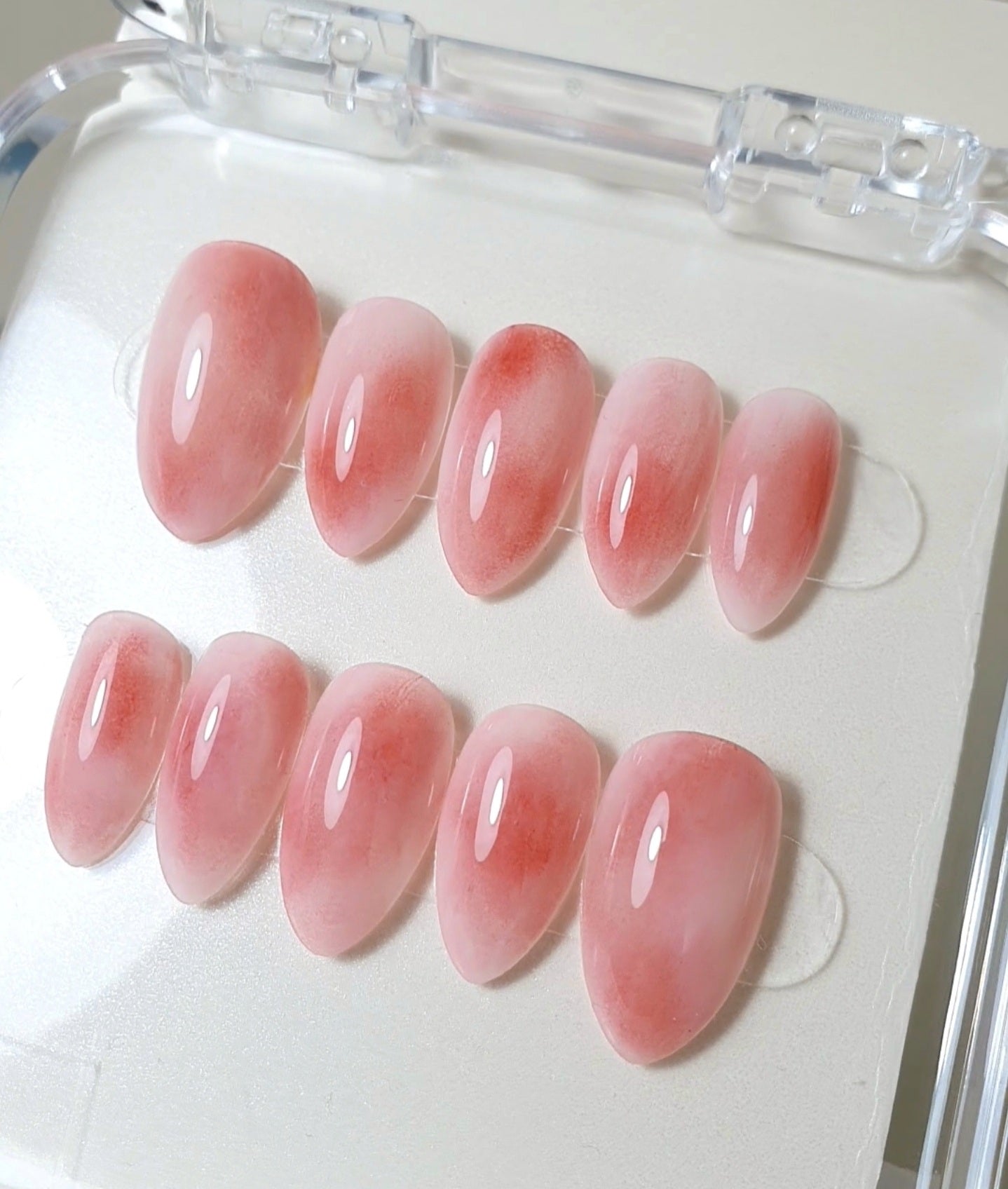 Juicy Sweat Peach Nails