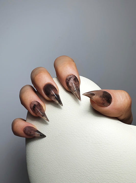 Cat Claw Press On Nails, Handmade False Nails