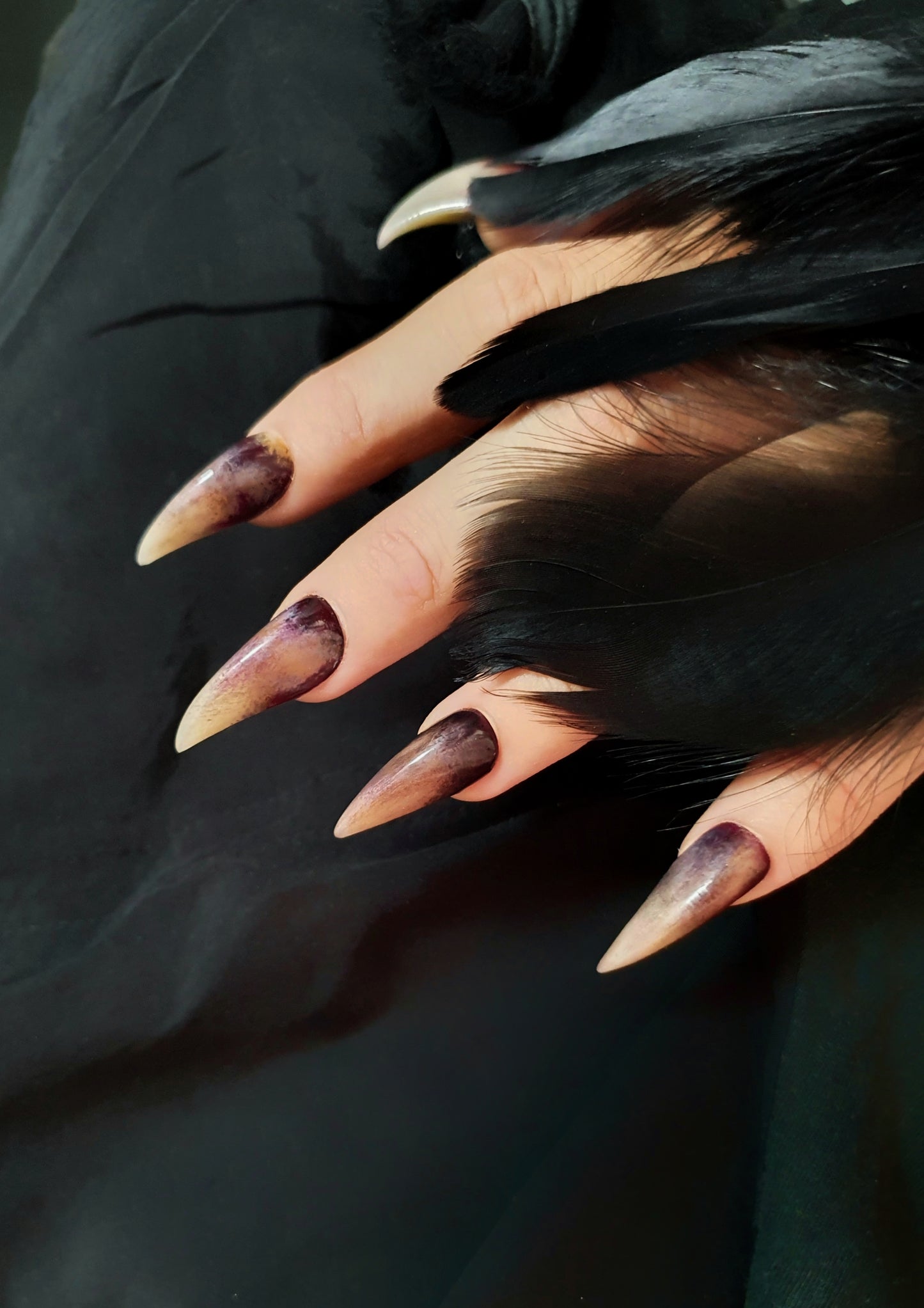 Witch's claws, Claw press on nails, Claw nails, Long Claw Nails