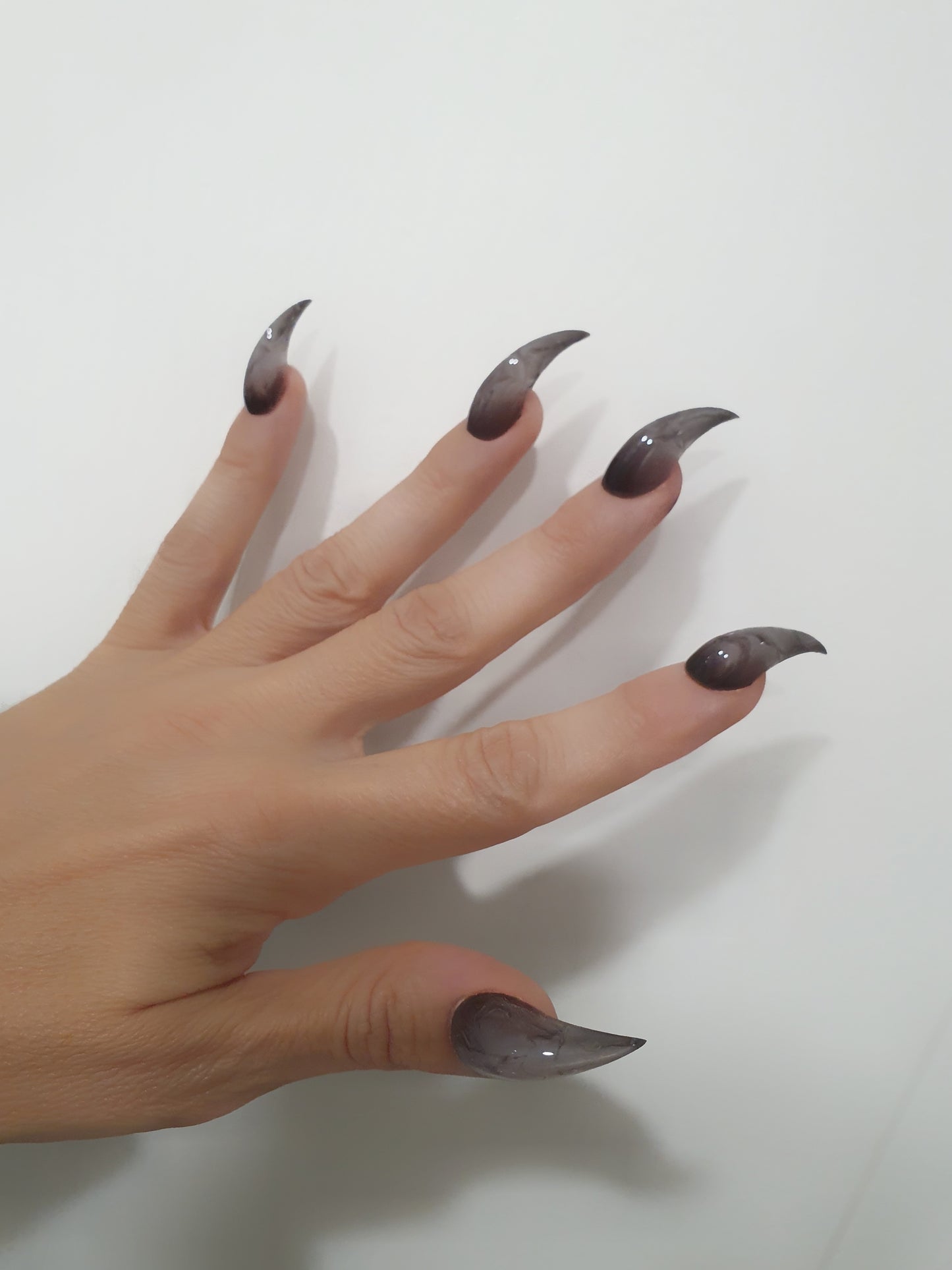Black Witch Claw Press On Nails