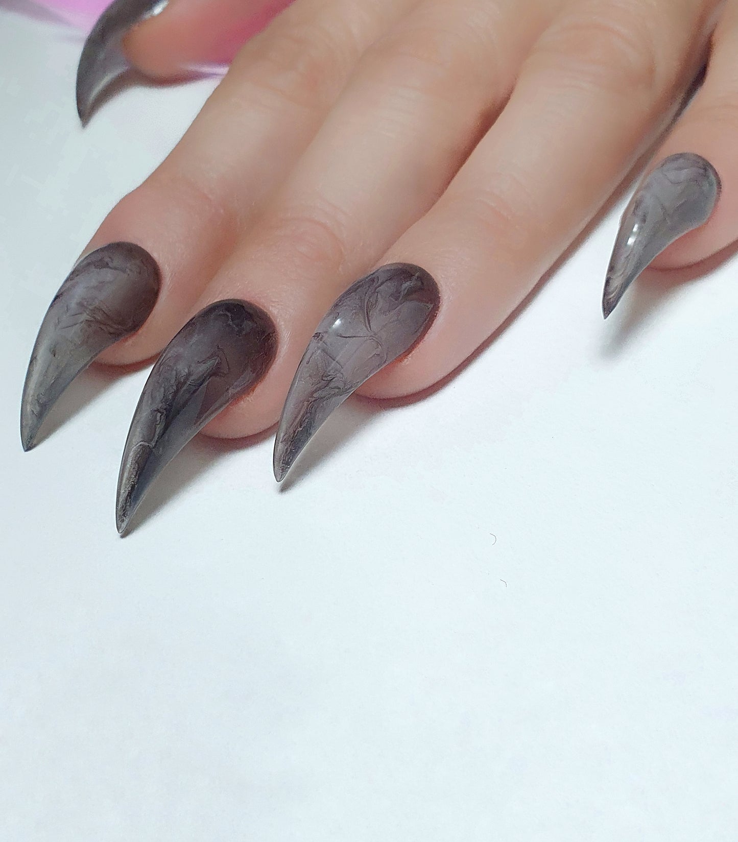 Black Witch Claw Press On Nails