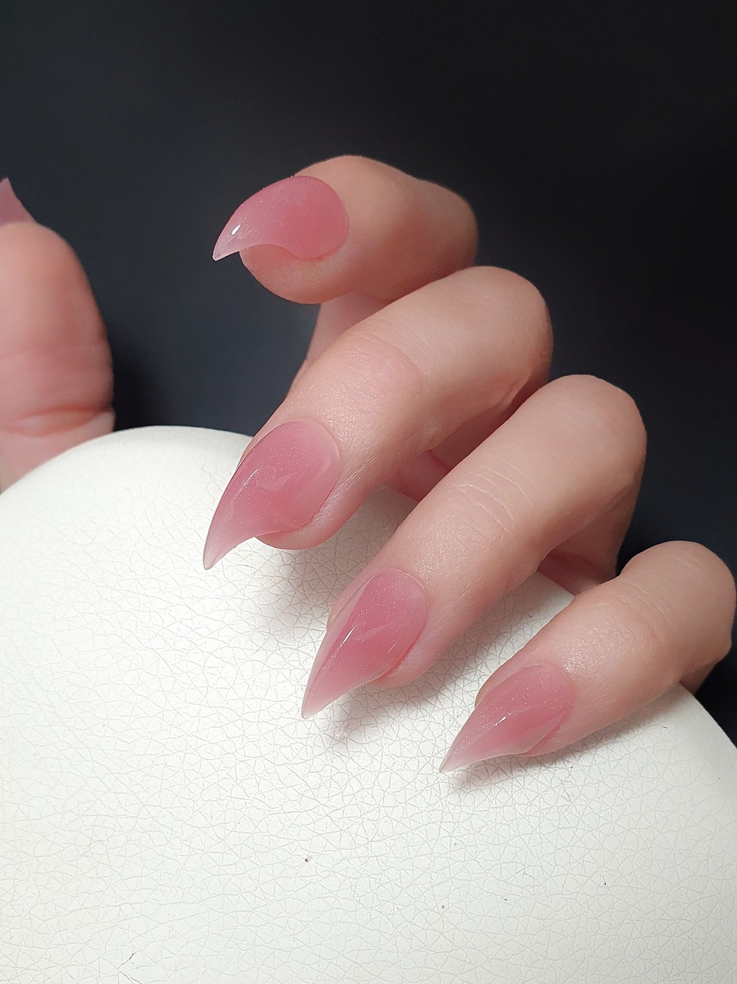 Pink Short Claw Press on Nails