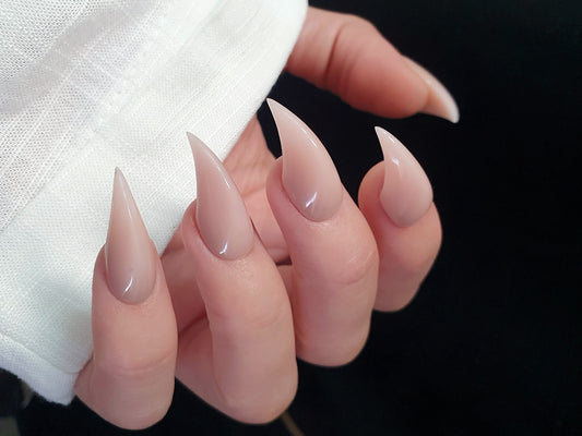 Pink Medium Claw press on nails